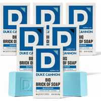 Duke Cannon Supply Co. Extra Large Bar Soap Bundle - Men's Bar Soap With Masculine Scents - American-Made Body Soap - All Skin Types - Big Brick Of Soap - 6 Pack - Superior,10 Oz (6 Pack)