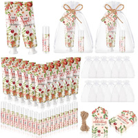 24 Sets Apple Of Our Eye Theme Baby Shower Hand Cream And Lip Balm Gift Fall Apple Baby Shower Party Favors Travel Size Hand Lotion And Lip Balm Bulk With Organza Bags Tags Party Supplies For Guest