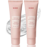 Koec Purifying Exfoliating Gel, Exfoliating Face Scrub, Face Exfoliator, Facial Scrubs, Body & Facial Exfoliating Scrub, Gentle Facial Exfoliator Cleanser For All Skin Types, Cleans Dirt & Oils(2Pcs)
