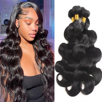 12A Human Hair Bundles 20 22 24 26 Inch Body Wave Curly Bundle Human Hair 100% Unprocessed Brazilian Raw Virgin Hair 4 Bundles Natural Color