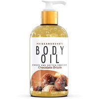 Vanilla Body Oil. After Shower Oil. Skin Hydrating Oil. Body Oil Scented. Body Oils For Women Dry Skin. (Vanilla Buttercream) (8 Ounces, Chocolate Bark)