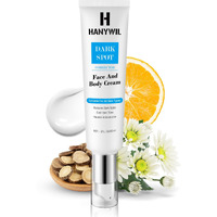 Hanywil Dark Spot Corrector Cream For Hyperpigmentation,Brightening Serum For Face & Body,Rapid Fade Treatment For Sun Spots, Age Spots & Melasma,Dermatologist-Tested Skin Tone Evenser (2.0 Fl Oz)