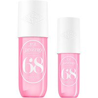 Sol De Janeiro Cheirosa Hair & Body Fragrance Mist Full Size And Travel Size Set - Home And Away Bundle - 8.1 & 3 Fl Oz Duo (Cheirosa 68)