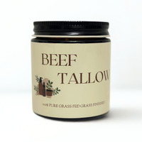 Ikarian 100% Grass Fed Beef Tallow For Skin Care | Premium Whipped Moisturizer | Face + Body | Single Ingredient, All Natural | 4 Fl. Oz. (Unscented)