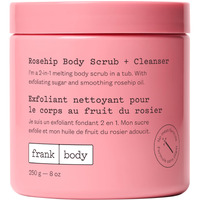 Frank Body Rosehip Body Scrub & Cleanser | Vegan, Cruelty Free, Exfoliating Body Scrub | Fades Marks And Softens Skin With Rosehip Oil, Coffee Seed Extract, And Lavender Oil | 8.82 Oz / 250 G