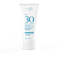 Florida Glow Mineral Sunscreen Spf 30 For Face & Body - Lightweight Zinc Oxide Sunscreen, Broad-Spectrum Uva/Uvb Protection, Water-Resistant (80 Min), Fragrance-Free, Travel Size, 3 Oz