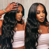 Sunber V Part Body Wave Human Hair Glueless Wig No Glue No Lacw 180% Density No Leave Out No Gel V Shape Clip No Sew In Beginner Friendly 18Inch
