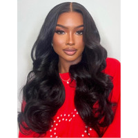 Beauty Forever Pre Glueless Frontal Wig - Pre Cut Lace Front - Body Wave Human Hair - Put On And Go Hd Lace - Bye Bye Knots - 150% Density - 16 Inch