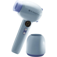 Bc Babycare Gentle Cordless Hair Dryer For Baby And Kids, Quiet Portable Mini Blow Dryer For Infant,Portable Travel Hair Dryer,Low Heat/Speed With 4 Model For Hair Diaper And Full Body (Purple)