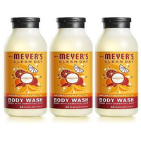 Mrs. Meyer's Clean Day Moisturizing Body Wash For Women And Men, Biodegradable Shower Gel Formula Made With Essential Oils, Clementine, 16 Oz - Pack Of 3
