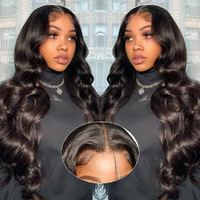 Uveous 20 Inch 5X5 Hd Lace Closure Wigs Human Hair 180% Density Body Wave Lace Front Wigs No Glue Wear And Go Glueless Wigs Human Hair Pre Cut 3 Seconds To Wear Glueless Wig