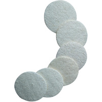 30 Pcs Exfoliating Loofah Face Pads Diameter For 2.75'' Natural Facial Body Scrubbers Facial Brush For Massage Face Cleaning Makeup Removal Removing Facial Masks And Makeup Bathing Loofah Sponge