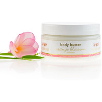 Pure Fiji Body Butter - Moisturizer Body Butter Cream - Face Cream And Body Lotion For Dry Skin With Natural Oils & Vitamin E, Body Butter For Women For Men,Orange Blossom, 8Oz