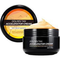 Tan Accelerator Cream 3.5Oz | Natural Tanning Lotion For Face & Body | Indoor & Outdoor Use, Fast-Absorbing, Hydrating Formula | Vegan & Cruelty-Free