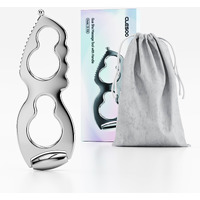 Gua Sha Facial Tools Stainless Steel Guasha Tool For Face Metal Gua Sha Muscle Scraper Tool Massage Body Gua Sha Graston Tool Physical Therapy Face Sculpting Tool Iastm Tool Derma Edge Women Skin Care