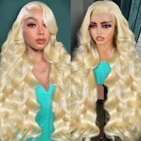 Abhayy 250% Density 613 Lace Front Wig 24 Inch 13X4 Lace Front Wigs Human Hair Body Wave Human Hair Wigs For Black Women Glueless Wigs Lace Frontal Wigs