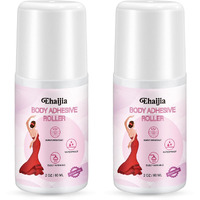 Ehaijia 2Pack Roll On Body Adhesive For Dancers, 2Oz Sweat Resistant And Adhesive Strength Body Glue, Non-Toxic Liquid Tape, Easy To Use & Remove, Greats For Clothing, Socks&Wigs And Not Irritate Skin