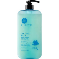 Luseta Coconut Milk Body Wash With Coconut Oil & Pomegranate -Shower Gel Body Wash For Deep Hydration, Gentle Cleansing, Soothes Skin For All Skin Types Sulfate & Paraben-Free 33.8Oz
