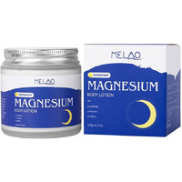 Magnesium Body Lotion For Sleep Aid & Relaxation - Avocado Butter & Vitamin E Deep Moisturizing Cream - Soothes Muscles & Promotes Relaxation For Dry Skin - Fragrance Free, Non-Greasy, 4.23 Oz