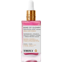 Truly Beauty Buns Of Glowry Glow & Tighten Serum, Skin Tightening Cream Serum, Cellulite Cream For Thighs And Buns Fast Absorbing. Butt Enhancement Cream And Firming Lotion - 3.1 Oz