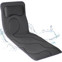 Poemland Full Body Bath Pillow For Tub - Luxury Bathtub Pillow For Full Back, Head And Neck Support, Quick Dry Bath Cushion, 168 Suction Cups, Bathtub Accessories For Gift