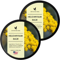 2-Pack Helichrysum Balm, Helichrysum Gymnocephalum, Shea Butter, Beeswax, Almond Oil, Ultra-Moisturizing, Skin Healing, Full Body Hydration, Multipurpose Salve For Wrinkles, Bruises (2 X 2Oz)