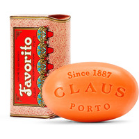 Claus Porto - Favorito Red Poppy Body Soap For Men + Women | Floral, Cleansing, Nourishing | Handcrafted, Aromatic, Delicate, Warm (150G | 5.3 Oz)
