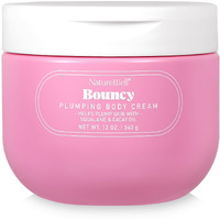 Nature Well Bouncy Plumping Body Cream, Lightweight & Quick-Absorbing Formula To Help Visibly Firm & Smooth Skin, Scented With Tuberose, Dragonfruit, Lychee & Golden Amber, 12 Oz