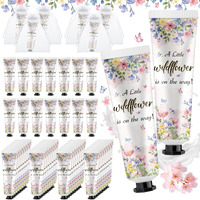 Swiffen 48 Sets Baby Shower Hand Cream Bulk Wildflower Baby Shower Favors Bridal Thank You Hand Cream For Guests Travel Size Lotion With Organza Bags