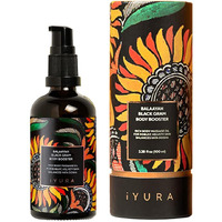 Iyura Balaayah Black Gram Body Booster Oil | Ayurvedic Massage & Moisturizing Body Oil | Indulging Aroma Of Vanilla & Frankincense | Luxurious, Fast-Absorbing & Non-Sticky | 3.38 Fl Oz