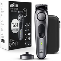 Braun All-In-One Men's Shaving Kit Series 7 7440, 12-In-1 Beard, Face, Nose, Ear Trimmer, Hair Clippers, Body Groomer And Manscaping