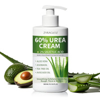 60% Urea Cream With 2% Salicylic Acid, Urea Cream 60 Percent For Feet & Hands, Maximum Strength Moisturizer Foot Lotion For Dry Cracked Heels Feet Knees Elbows Hands, Callus Remover, 10.1 Fl Oz