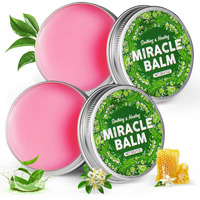 Punwity Miracle Balm, 2 Packs Organic Miracle Balm, Soothing Cream For Back, Hands And Body, Natural Ingredient(2 Packs)