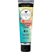 Dionis Goat Milk Skincare 3.3Oz Water Flowers & Sea Salt Hand & Body Cream - Travel Size Hand Lotion For Hydrating & Moisturizing Dry Skin - Cruelty Free Cream Made In The Usa - Paraben Free Formula