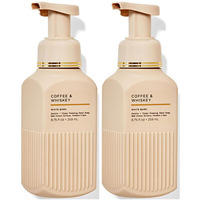 Bath And Body Works Gentle Foaming Hand Soap 8.75 Ounce 2-Pack (Coffee & Whiskey)