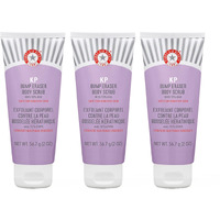 First Aid Beauty - Kp Bump Eraser Body Scrub With 10% Aha, Keratosis Pilaris Skin Exfoliator With Glycolic & Lactic Acids, Helps Reduce Chicken Skin Bumps, Safe For Sensitive Skin, 2 Oz, 3 Ct