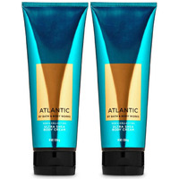 Bath And Body Works Atlantic 2 Pack Men's Collection Ultra Shea Body Cream 8 Oz (Atlantic)