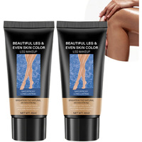 Dulele Leg And Body Makeup Foundation, Waterproof Leg & Body Tattoo Scar Cover Up, Body Coverage Tattoo Concealer, No Transfer, Covers Varicose Veins For All Skin Tones (Bronze, M)