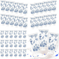 Piuaeue 50 Pcs Hand Cream Gift Set, Blue And White Floral Hand Cream Bulk, Mini Hand Care Wedding Favors For Hydrating And Soothing Hand Lotion For Wedding Bridal Shower Party Guest Supplies