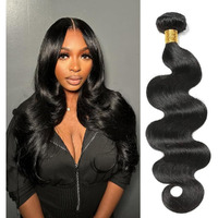 Human Hair Bundles Body Wave 18 Inch 1 Bundle Quick Weave 12A Real Human Hair Extensions For Women
