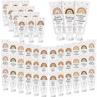 Dansib 48 Pcs Teacher Appreciation Hand Cream Gifts Boho Rainbow 2025 Back To School Thank You Teacher Gifts For Women Travel Size Hand Lotion Cream Christmas Moisturizing