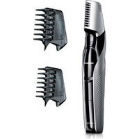 Panasonic Body Hair Trimmer For Men, Cordless Waterproof Design, V-Shaped Trimmer Head With 3 Comb Attachments For Gentle, Full Body Grooming, Er-Gk60-S (Silver)