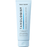 Tanologist Firming Daily Glow Body Lotion- Medium/Dark, Gradual Tanning Lotion, No Fake Tan Smell, Streak-Free & Natural Looking Self Tanner, Toning, Vegan, 8.45 Fl. Oz/250 Ml Tube