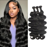 Mdl Human Hair Bundles Body Wave Bundles Human Hair 26 26 26 26 Inch 100% Unprocessed Brazilian Virgin Hair Body Wave 4 Bundles Human Hair Extensions For Black Women Natural Color(26 26 26 26 Inch)