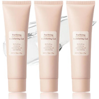Purifying Exfoliating Gel, Face And Body Exfoliating Scrub Gel, Deep Cleansing Moisturizing Facial Exfoliator For All Skin Types (3Pcs)