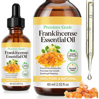 Frankincense Resin Oil For Face 2.02 Fl.Oz, Reduces Fine Lines & Wrinkles, Soothes & Repairs Skin, Deep Hydration For Body, Anti-Aging Serum Frankincense Skin Essential Oil Wrinkle