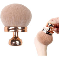 Yafiygi Body Makeup Brush Extra Large Oval Self Tanning Brush Multipurpose 74Mm Wide-Headed Self Tanner Kabuki Sunscreen Brush For Legs Body Sunless Tan Streak Free Applicator (Rose Gold)