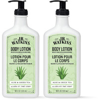 J.R. Watkins Daily Moisturizing Body Lotion, Aloe & Green Tea, 18 Fl Oz, 2 Pack
