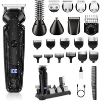 Ufree Beard Trimmer For Men, Ipx7 Waterproof Electric Shaver Razor, Hair Trimmer For Nose, Body, Face And Mustache, Cordless Hair Clipper Grooming Kit, Gifts For Men
