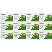 Himalaya Purifying Neem & Turmeric Cleansing Bar, Face And Body Soap For Soft And Clear Skin, 4.41 Oz, 12 Pack